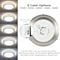 Luxrite 16 Inch LED Flush Mount Ceiling Light 5 CCT Selectable 2700K-5000K 24W 1920LM Dimmable LR23283-1PK - alternate 4
